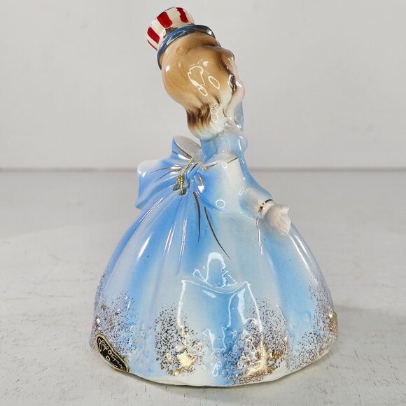 Vintage Josef Originals July 4th Liberty Bell Patriotic Belle Girl Wearing Hat - Picture 4 of 11